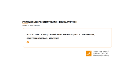 Co działa w edukacji?