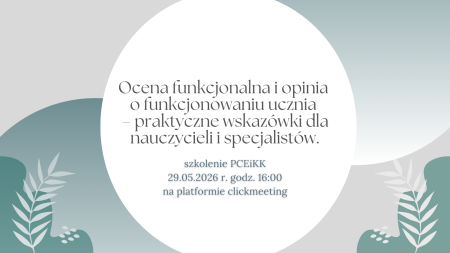Ocena funkcjonalna i opinia o funkcjonowaniu ucznia – praktyczne wskazówki dla nauczycieli